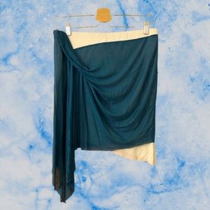 Vintage HELMUT LANG Asymmetrical Double Layer Mini Skirt